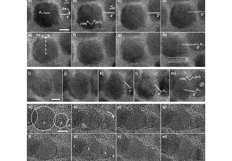 Low-Temperature Nanocrystal Unification through Rotations and Relaxations Probed by In-situ Transmission Electron Microscopy