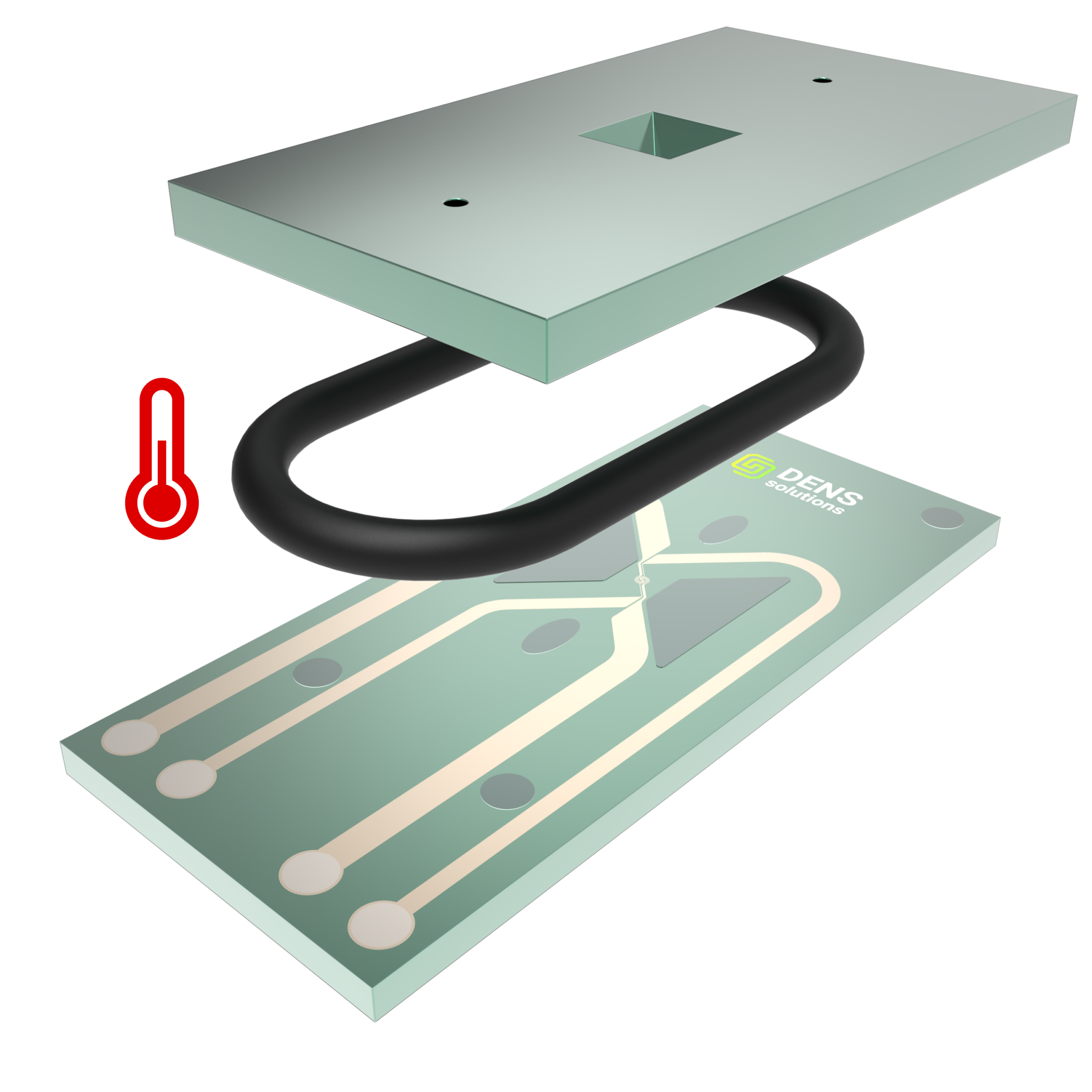 Climate TF top + bottom chip with O-ring Climate TF bottom + top with o-ring