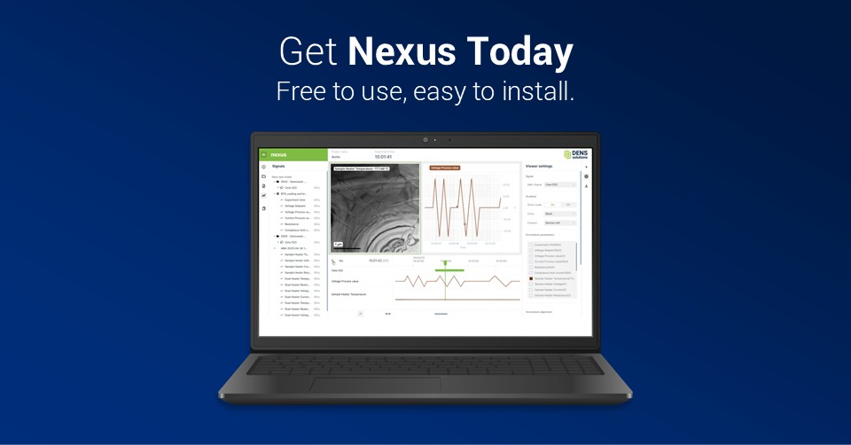 Nexus: DENSsolutions’ In situ experiment data integration software
