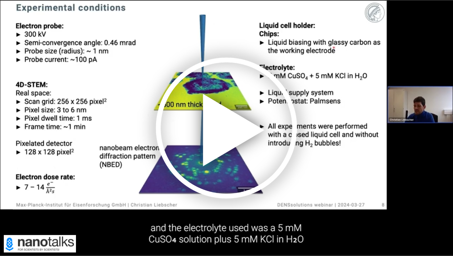 Xing Huang Nanotalk - centered playbutton